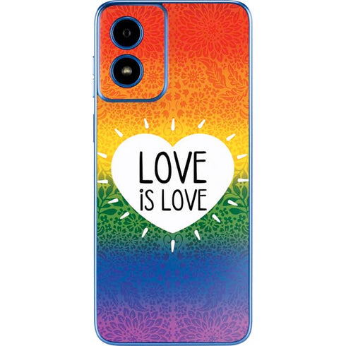 Love Is Love Rainbow Moto G Play 4G (2024) Skin