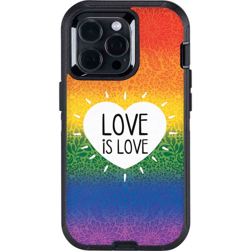 Love Is Love Rainbow Otterbox Defender iPhone Skin