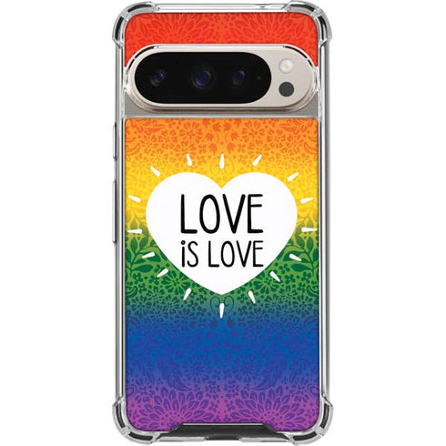 Love Is Love Rainbow Pixel 9/9 Pro Clear Case