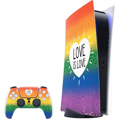 Love Is Love Rainbow PlayStation PS5 Skins