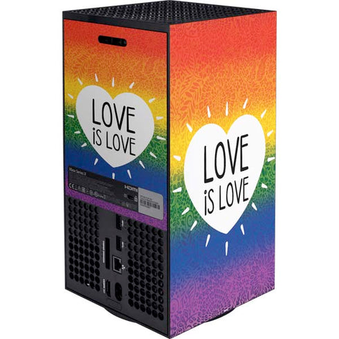 Love Is Love Rainbow XBox Series X Digital Edition Bundle Skin