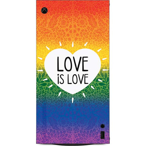 Love Is Love Rainbow XBox Series X Digital Edition Console Skin