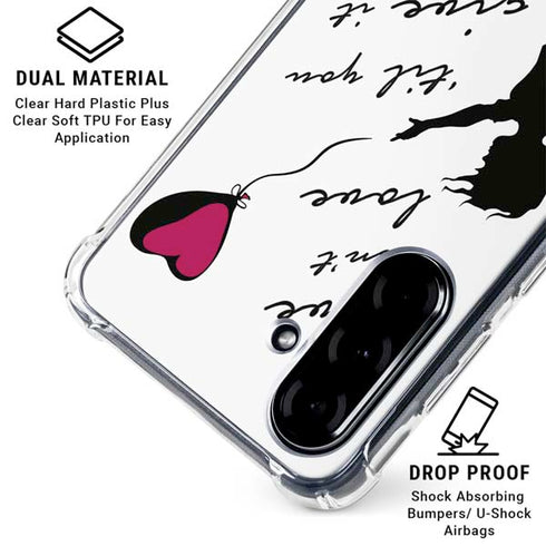 Love Isnt Love Til You Give It Away Galaxy A36 5G Clear Case