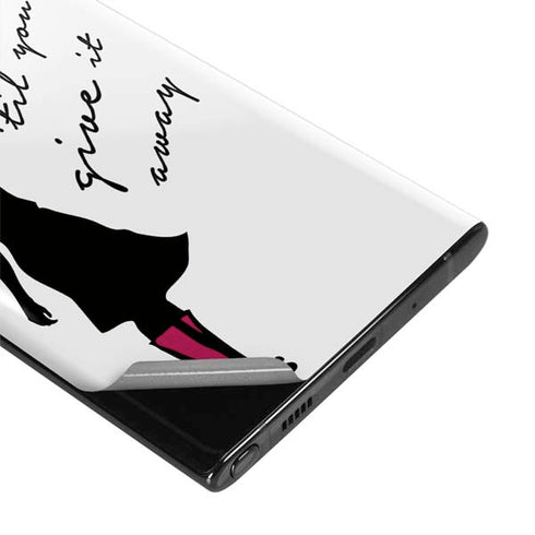 Love Isnt Love Til You Give It Away Galaxy Note 10 Plus Skin