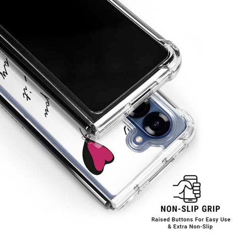 Love Isnt Love Til You Give It Away Galaxy Z Fold6 Clear Case