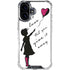 Love Isnt Love Til You Give It Away iPhone 16 Plus Clear Case