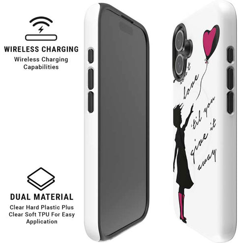 Love Isnt Love Til You Give It Away iPhone 16 Plus Magsafe Impact Case