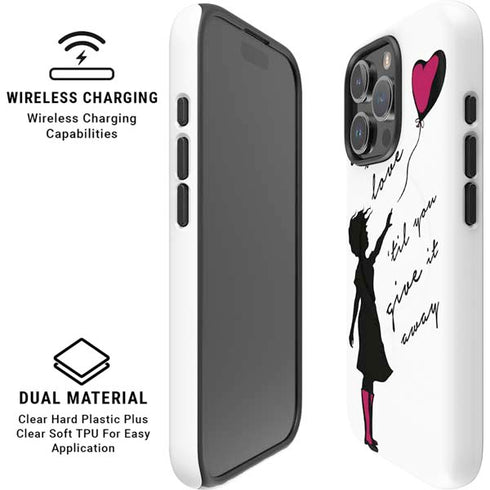 Love Isnt Love Til You Give It Away iPhone 16 Pro Max Magsafe Impact Case