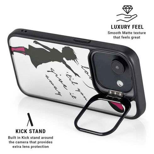 Love Isnt Love Til You Give It Away iPhone 16e Kickstand Case