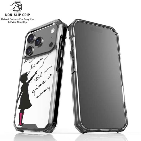 Love Isnt Love Til You Give It Away iPhone 18 Pro Clear Case