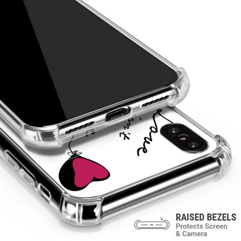 Love Isnt Love Til You Give It Away iPhone X/XS Clear Case
