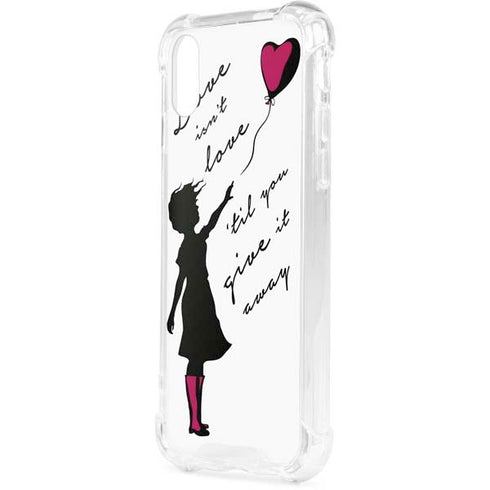 Love Isnt Love Til You Give It Away iPhone XS Clear Case