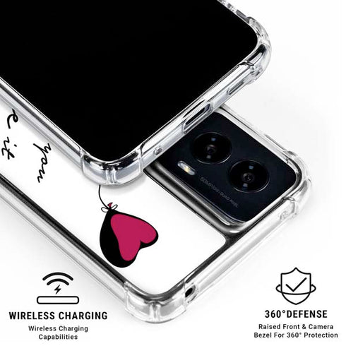 Love Isnt Love Til You Give It Away Moto G Power 5G (2024) Clear Case