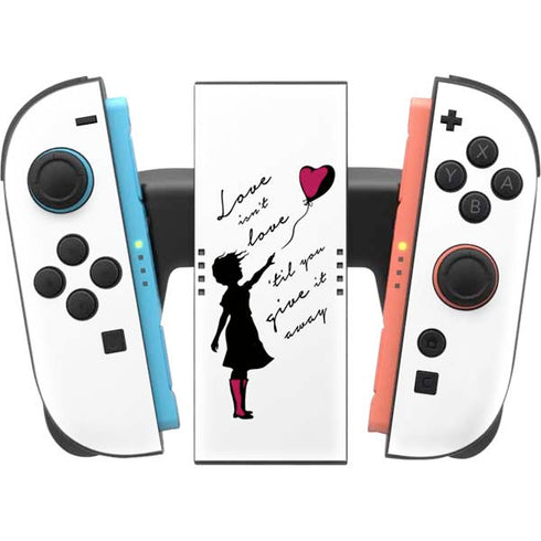 Love Isnt Love Til You Give It Away Nintendo Switch 2 (2025) Joy-Con Controller Skin