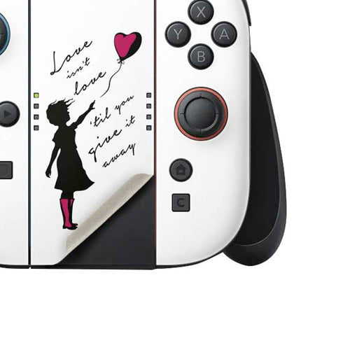 Love Isnt Love Til You Give It Away Nintendo Switch 2 (2025) Joy-Con Controller Skin