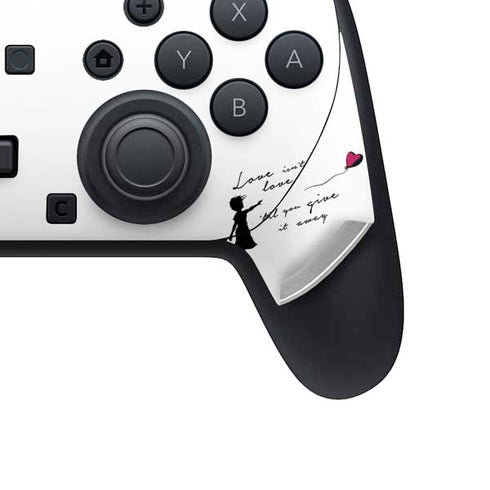 Love Isnt Love Til You Give It Away Nintendo Switch 2 (2025) Pro Controller Skin