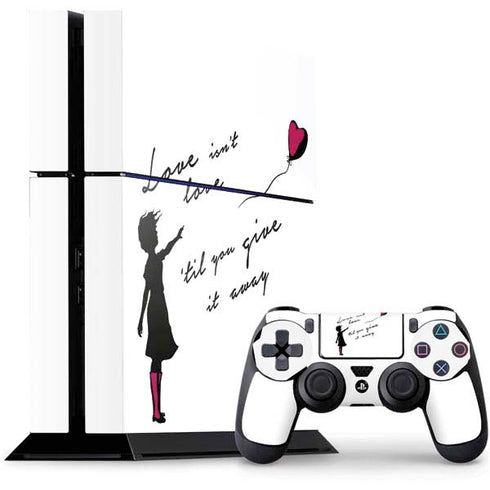 Love Isnt Love Til You Give It Away PlayStation PS4 Skins