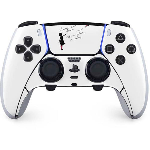 Love Isnt Love Til You Give It Away PS5 DualSense Edge Pro Controller Skin