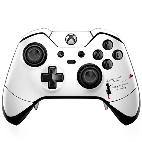 Love Isnt Love Til You Give It Away Xbox One Elite Controller Skin