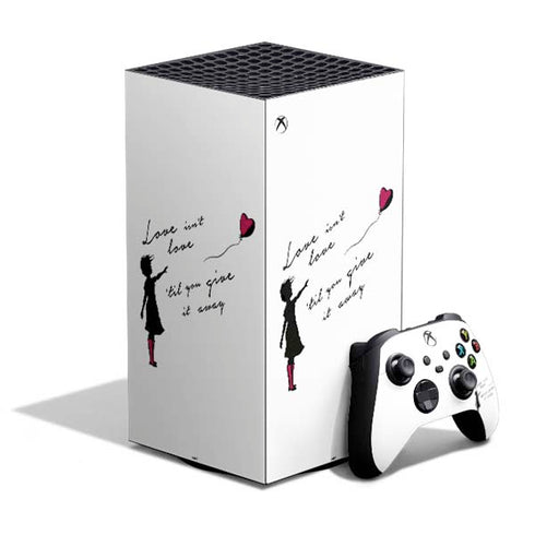 Love Isnt Love Til You Give It Away XBox Series X Digital Edition Bundle Skin