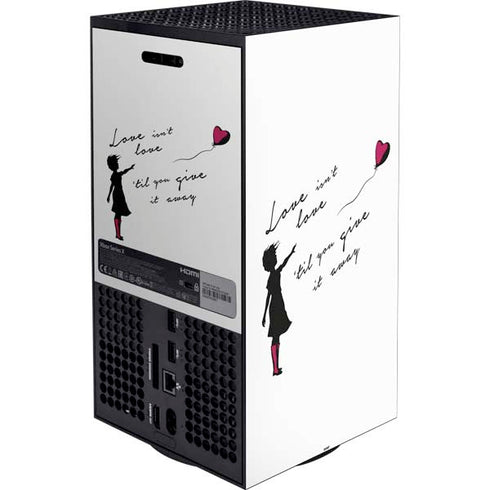 Love Isnt Love Til You Give It Away XBox Series X Digital Edition Bundle Skin