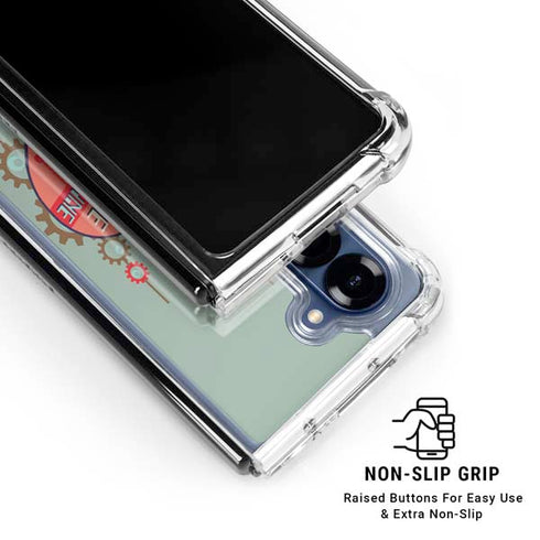 The Jetsons Love Machine Galaxy Z Fold6 Clear Case