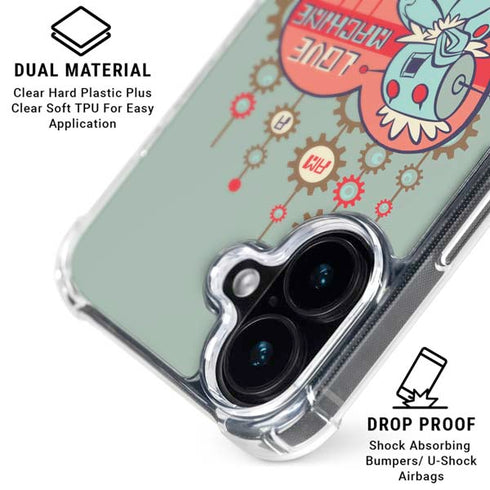 The Jetsons Love Machine iPhone 16 Plus Clear Case