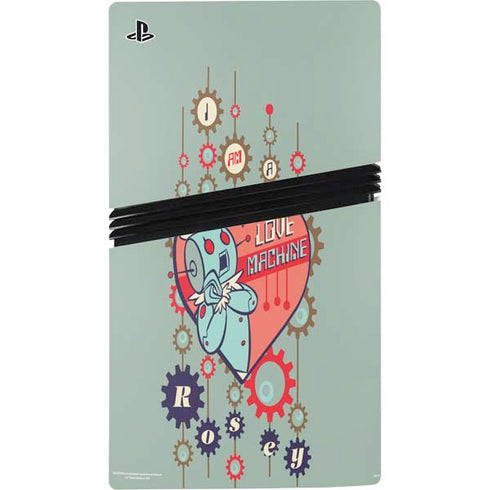 The Jetsons Love Machine PS5 Pro Disk Console Skin