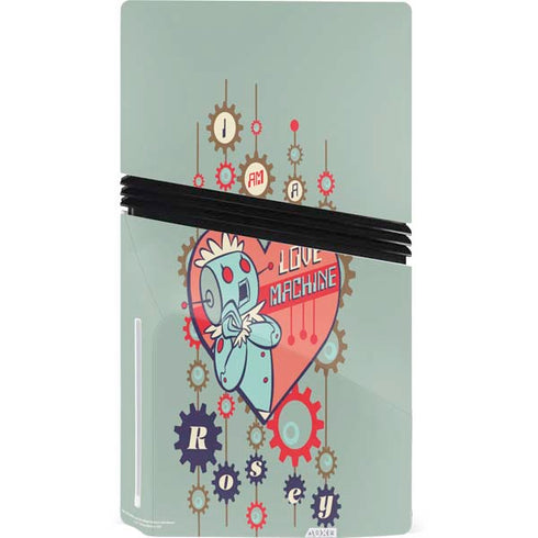 The Jetsons Love Machine PS5 Pro Disk Console Skin