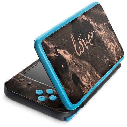 Love Rose Gold Black Nintendo Skins