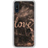 Love Rose Gold Black Galaxy Cases