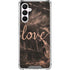 Love Rose Gold Black Galaxy A16 5G Clear Case