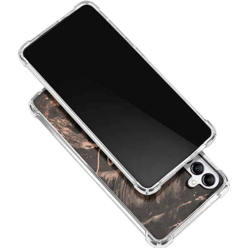 Love Rose Gold Black Galaxy A16 5G Clear Case