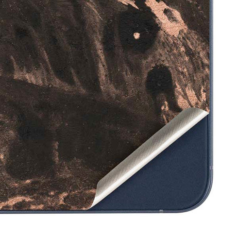 Love Rose Gold Black Galaxy A35 5G Skin