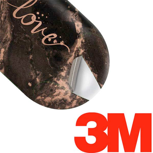 Love Rose Gold Black Galaxy Buds Plus Skin