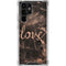 Love Rose Gold Black Galaxy S23 Ultra Clear Case