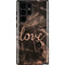 Love Rose Gold Black Galaxy S25 Ultra Impact Case