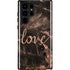 Love Rose Gold Black Galaxy Cases