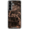 Love Rose Gold Black Galaxy S26 Clear Case