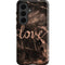 Love Rose Gold Black Galaxy S26 Impact Case