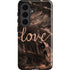 Love Rose Gold Black Galaxy S26 Impact Case