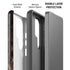 Love Rose Gold Black Galaxy S26 Ultra Impact Case