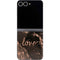Love Rose Gold Black Galaxy Z Flip6 Skin
