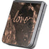 Love Rose Gold Black Galaxy Z Flip6 Skin