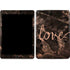 Love Rose Gold Black iPad Skins