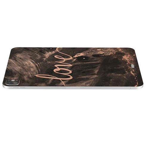 Love Rose Gold Black iPad Pro 13in M4 (2024) Skin