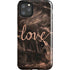 Love Rose Gold Black iPhone Cases