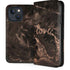 Love Rose Gold Black iPhone 14 Plus Folio Case
