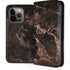 Love Rose Gold Black iPhone 14 Pro Folio Case