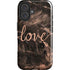 Love Rose Gold Black iPhone 16 Magsafe Impact Case